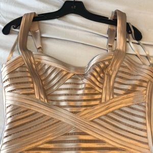 BCBG Champagne Dress